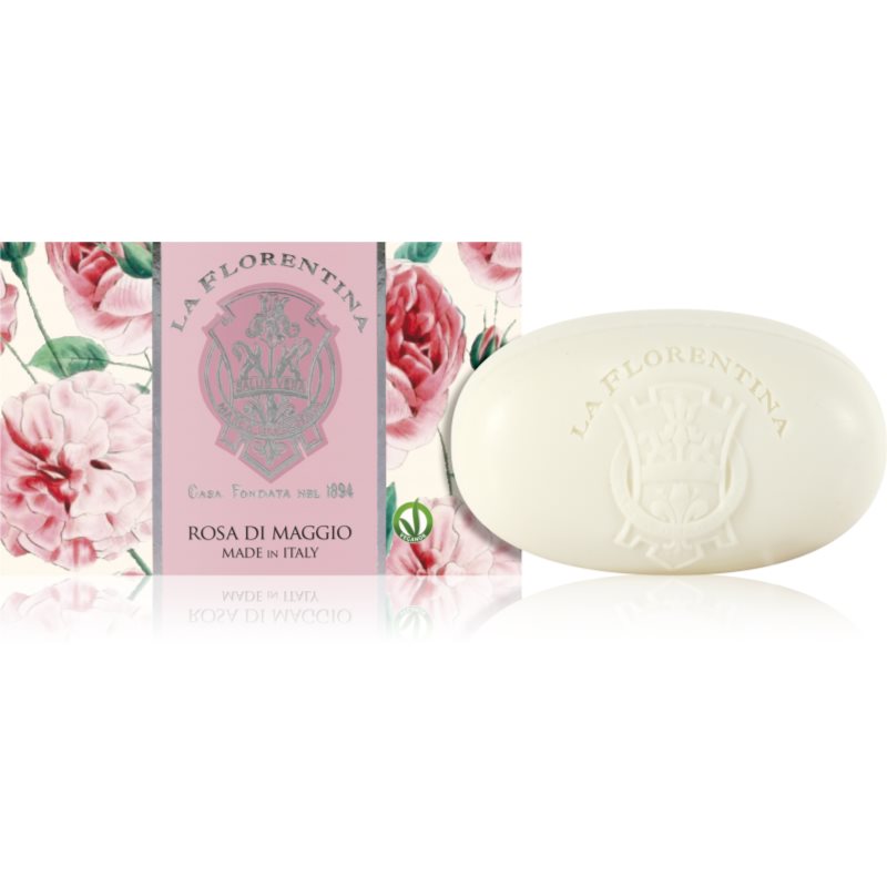 La Florentina Rose of May Bath Soap φυσικό στερεό σαπούνι για ξηρό δέρμα 300 γρ