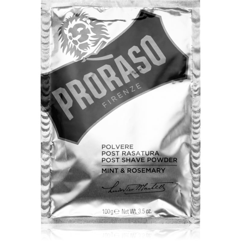 Proraso Aftershave Powder στάιλινγκ πούδρα μετά το ξύρισμα Mint and Rosemary 100 γρ