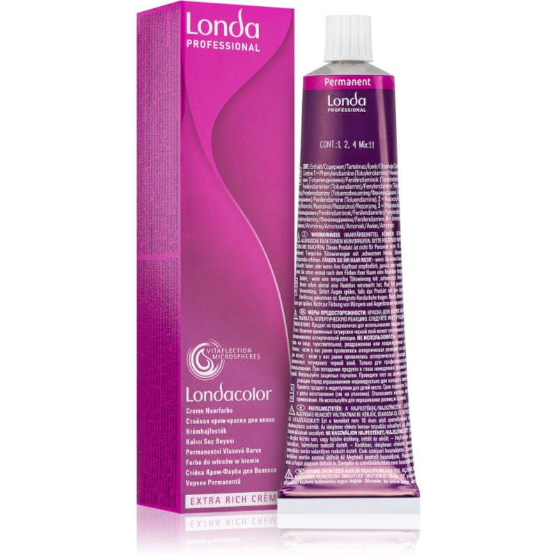 Londa Professional Permanent Color Extra Rich μόνιμη βαφή μαλλιών απόχρωση 5/5 60 ml