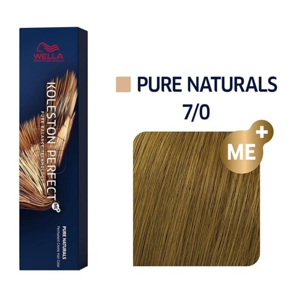 Wella Professionals Koleston Perfect Me+ Pure Naturals 7/0 - Ξανθό (60ml)