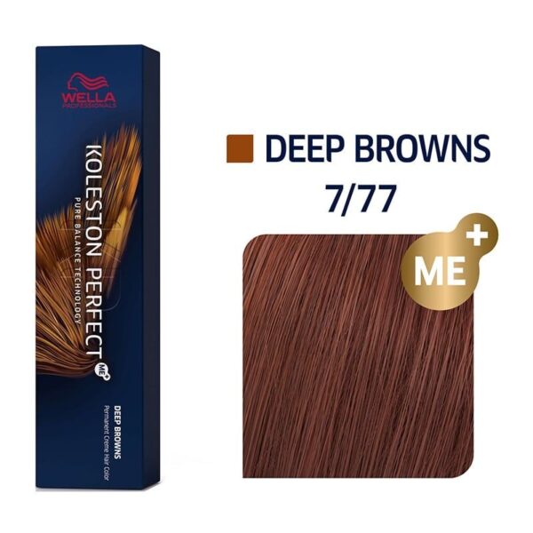 Wella Professionals Koleston Perfect Me+ Deep Browns 7/77 - Ξανθό Καφέ Έντονο (60ml)