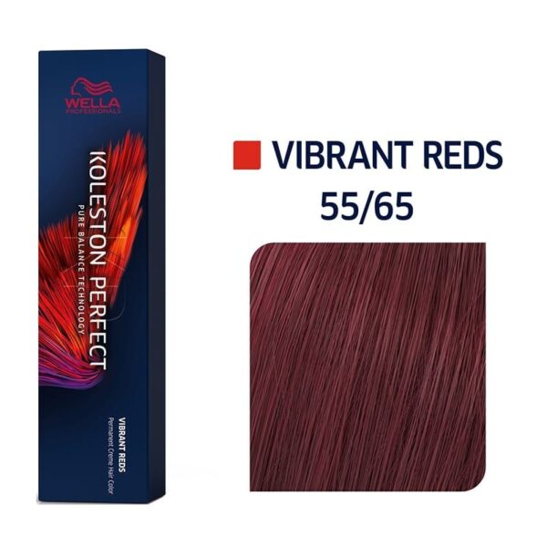 Wella Professionals Koleston Perfect Me+ Vibrand Reds 55/65 - Έντονο Καστανό Ανοιχτό Βιολέ Μαονί (60ml)