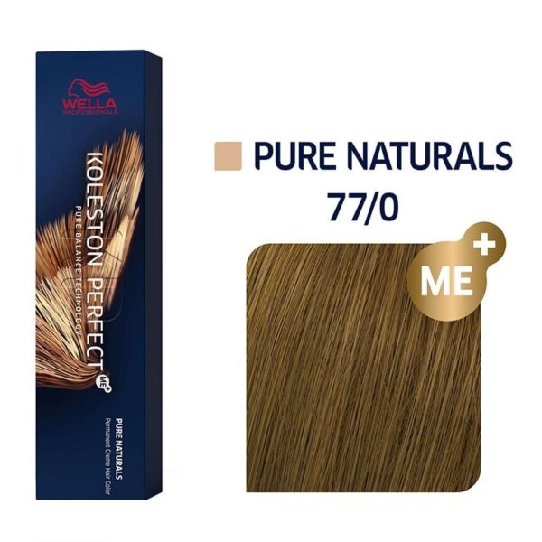 Wella Professionals Koleston Perfect Me+ Pure Naturals 77/0 - Ξανθό (60ml)