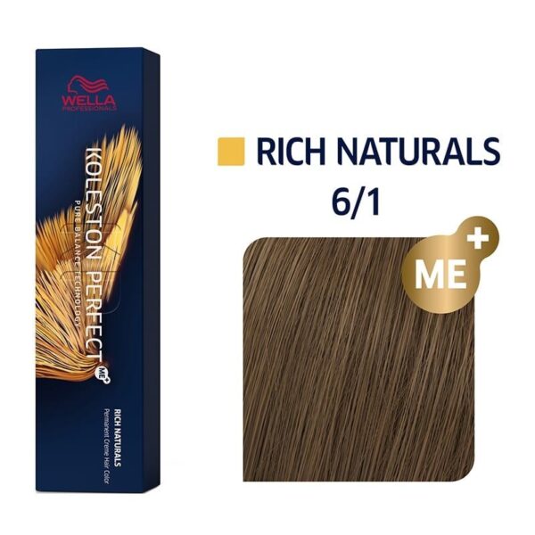 Wella Professionals Koleston Perfect Me+ Rich Naturals 6/1 - Ξανθό Σκούρο Σαντρέ (60ml)