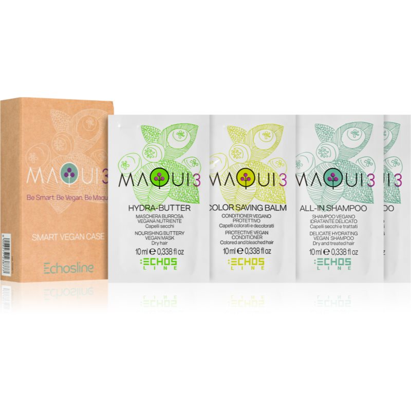 Echosline Maqui 3 Smart Vegan case σετ ταξιδιού για τα μαλλιά 3 τμχ