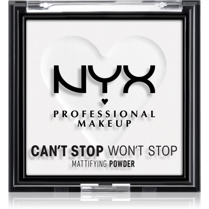 NYX Professional Makeup Can't Stop Won't Stop Mattifying Powder ματ πούδρα απόχρωση 11 Bright Translucent 6 γρ