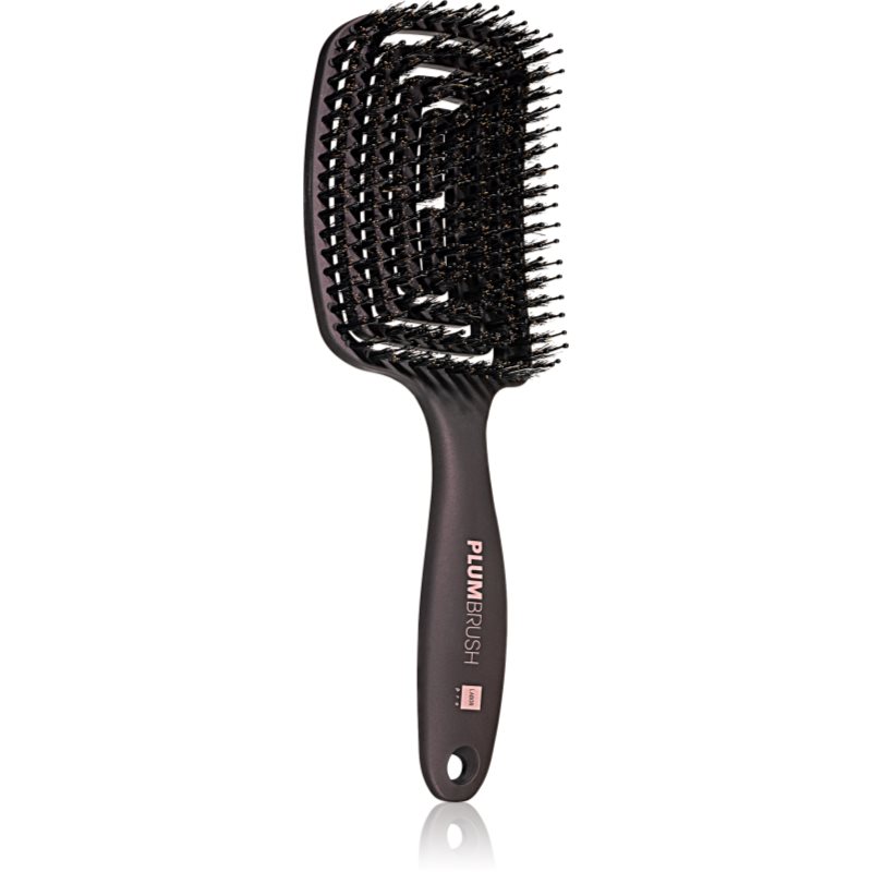Labor Pro Plum Brush Thick βούρτσα για τα μαλλιά με τρίχες από νάιλον και αγριογούρουνο για δυνατά μαλλιά 1 τμχ