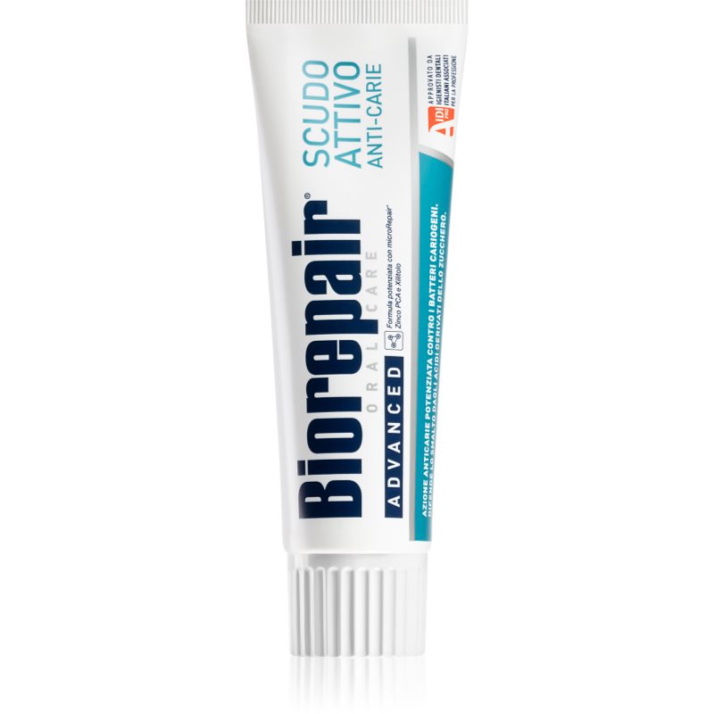 Biorepair Advanced Active Shield οδοντόκρεμα κατά της πλάκας και για υγιή δόντια 75 ml