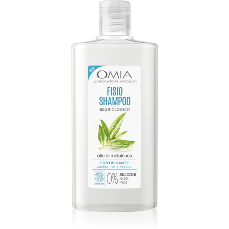 Omia Laboratories Olio di Melaleuca ενυδατικό σαμπουάν κατά της πιτυρίδας με λάδι τειόδεντρου 200 ml