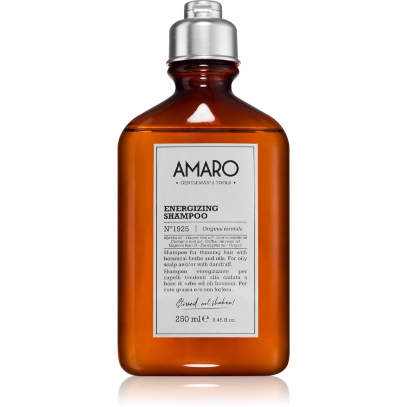 FarmaVita Amaro Energizing ενεργοποιητικό σαμπουάν για λεπτά, αραιωμένα και εύθραυστα μαλλιά 250 ml