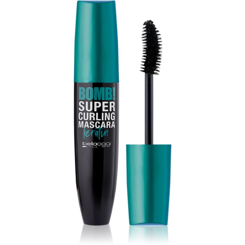 bellaoggi BOMB! Curling Mascara μάσκαρα για όγκο και περιστροφή των βλεφαρίδων απόχρωση Real Black 12.5 ml
