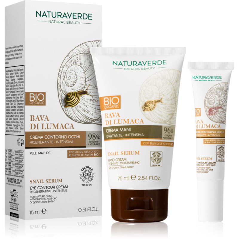 Naturaverde Bava Di Lumaca κρέμα περιγράμματος με εκχύλισμα σαλιγκαριών 15 ml