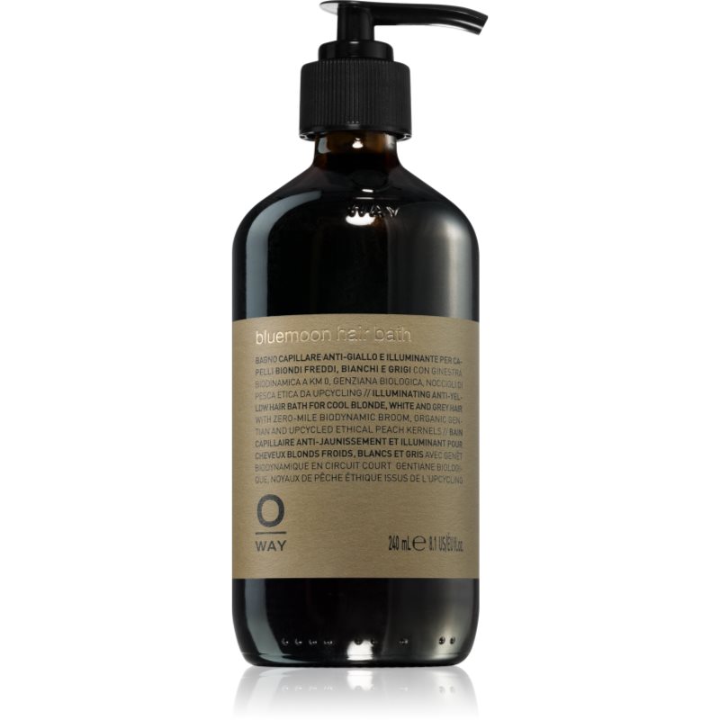 Oway Bluemoon Hair Bath φροντίδα εξουδετέρωση κίτρινων αποχρώσεων 240 ml