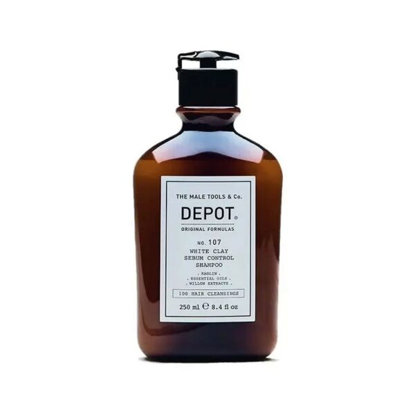 Depot The Male Tools - No. 107 White Clay Sebum Control Shampoo (250ml)