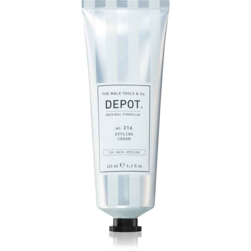 Depot No. 316 Styling Cream στάιλινγκ κρέμα με μεσαίο κράτημα κα φυσικές αντανακλάσεις 125 ml