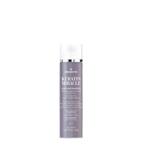 Medavita Keratin Miracle - Sleek Hair Shampoo (55ml)