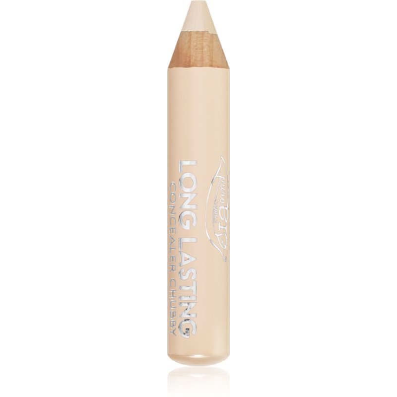 puroBIO Cosmetics Long Lasting Chubby κονσίλερ μακράς διαρκείας σε μολύβι απόχρωση 025L Light 3,3 γρ