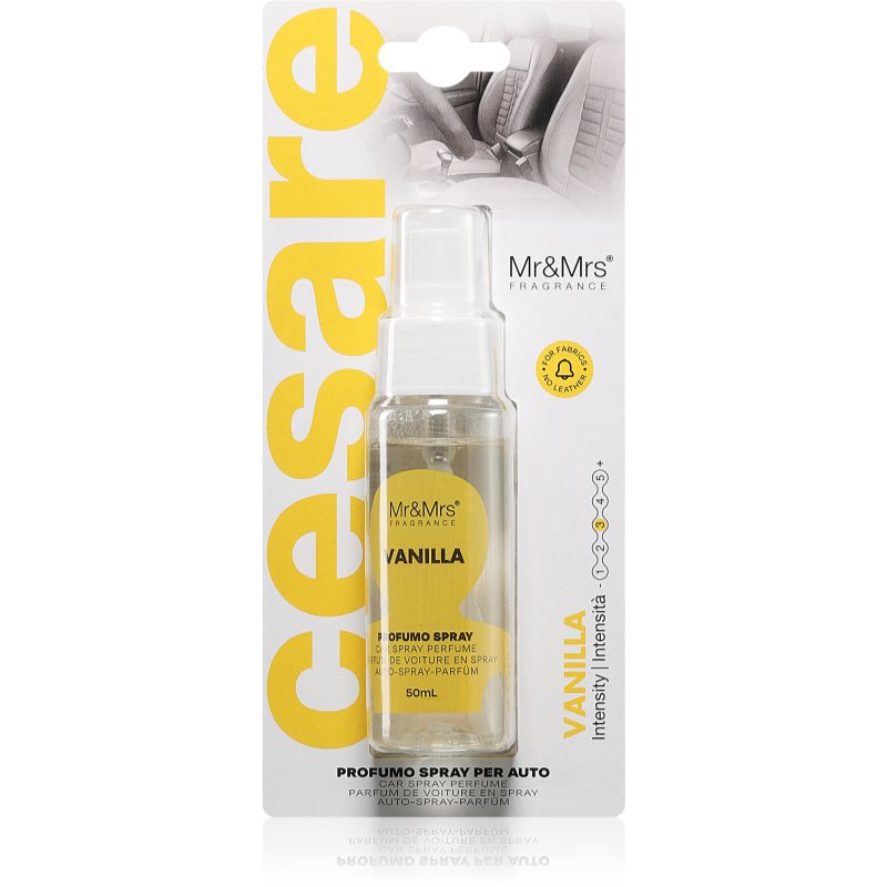 Mr > Mrs Fragrance Cesare Vanilla αποσμητικό χώρου γιατο αυτοκίνητο 50 ml
