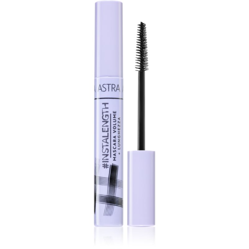Astra Make-up #INSTALENGTH μάσκαρα για επιμήκυνση και γεμάτες βλεφαρίδες απόχρωση Black 10 μλ