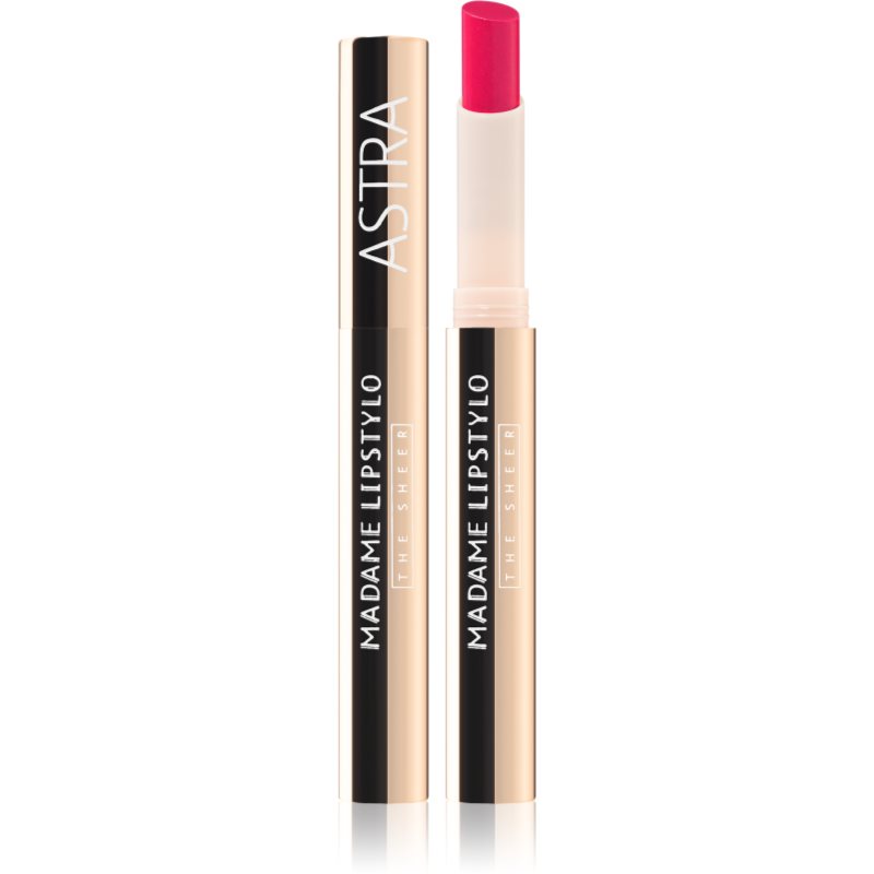 Astra Make-up Madame Lipstylo The Sheer λαμπερό κραγιόν για όγκο των χειλιών απόχρωση 04 Mènage à Trois 2 γρ