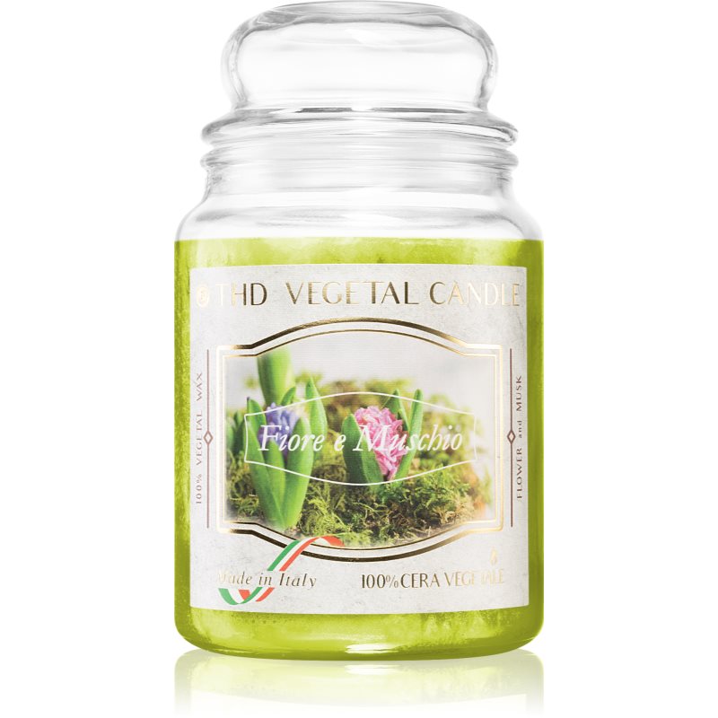 THD Vegetal Fiore E Muschio αρωματικό κερί 600 γρ