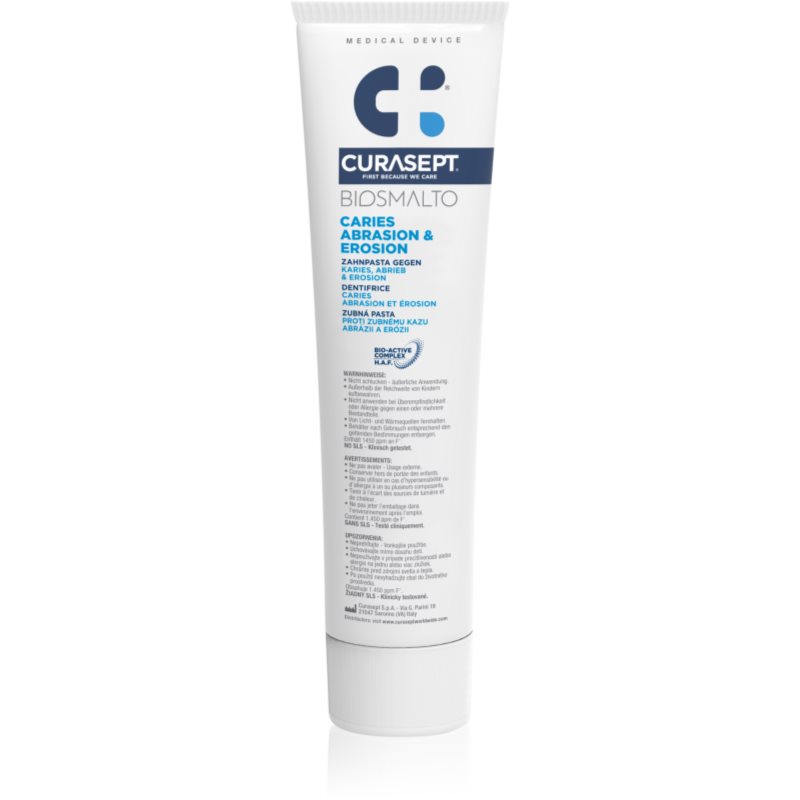 Curasept Caries Abrasion > Erosion οδοντόκρεμα για προστασία από την τερηδόνα 75 ml