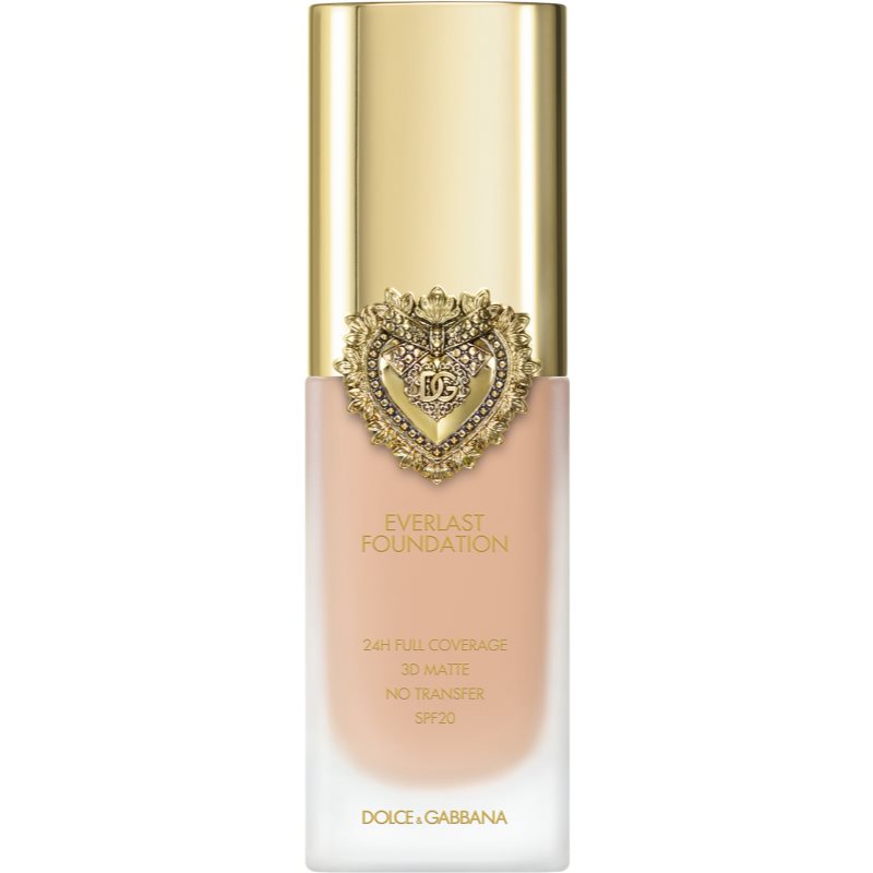 Dolce>Gabbana Flawless Everlast Foundation εντατικά καλυπτικό μακιγιάζ μακράς διαρκείας SPF 20 απόχρωση 11W LIGHT MEDIUM 27 ml