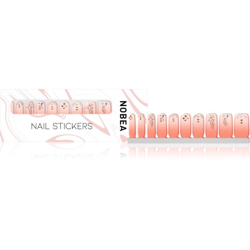 NOBEA Accessories Nail File Αυτοκόλλητα νυχιών Red coral 1 τμχ