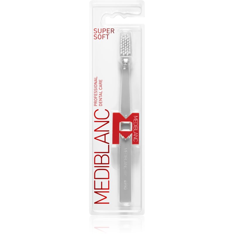 MEDIBLANC 4990 Super Soft οδοντόβουρτσα supersoft Grey 1 τμχ