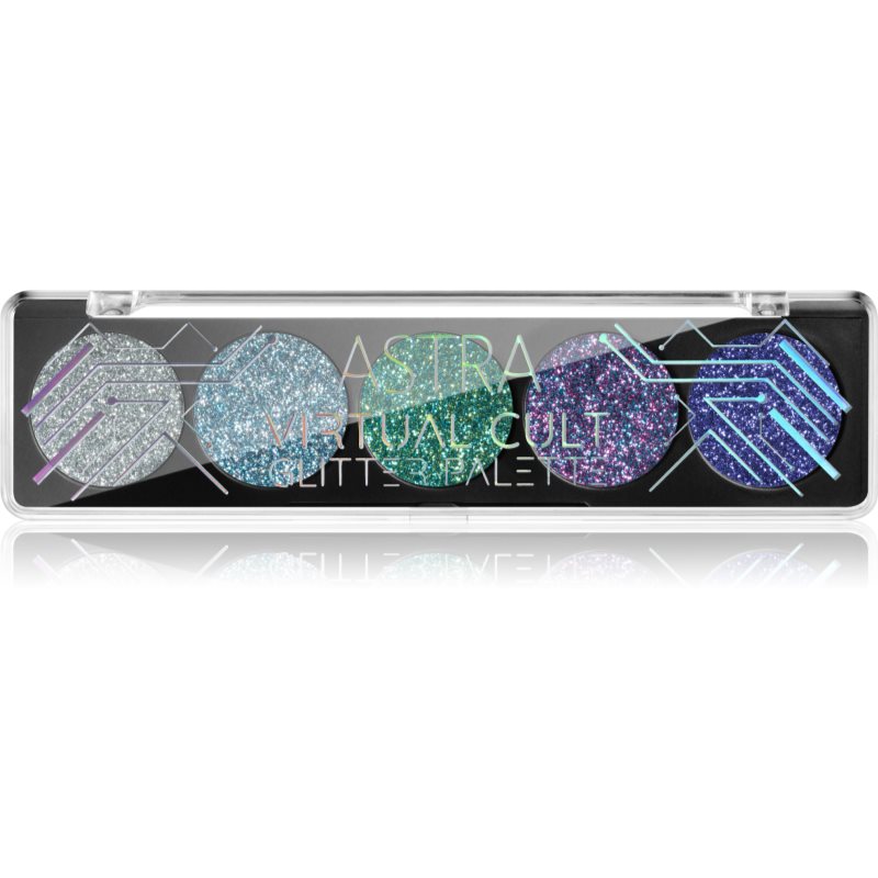 Astra Make-up Virtual Cult Παλέτα σκιών για τα μάτια απόχρωση 03 Binoic Mermaid 4 γρ