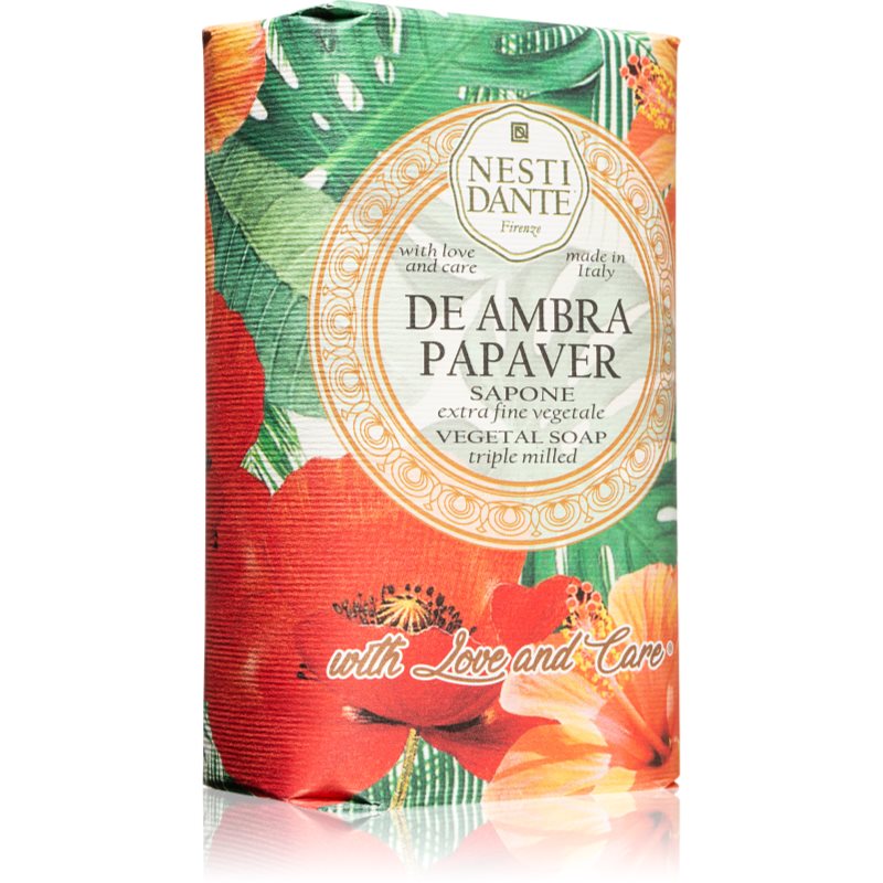 Nesti Dante De Ambra Papaver έξτρα απαλό φυσικό σαπούνι 250 γρ