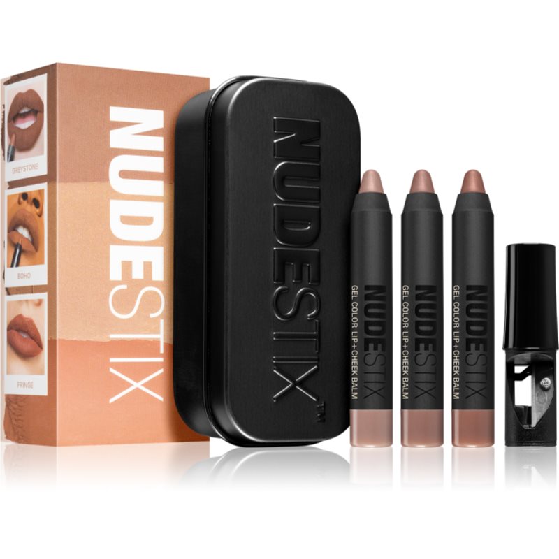 Nudestix 90's Nude Mini Lips ματ σετ για τα χείλη