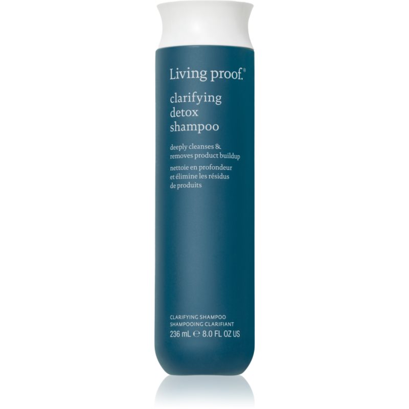 Living Proof Clarifying Detox απαλό καθαριστικό σαμπουάν για όλους τους τύπους μαλλιών 236 ml