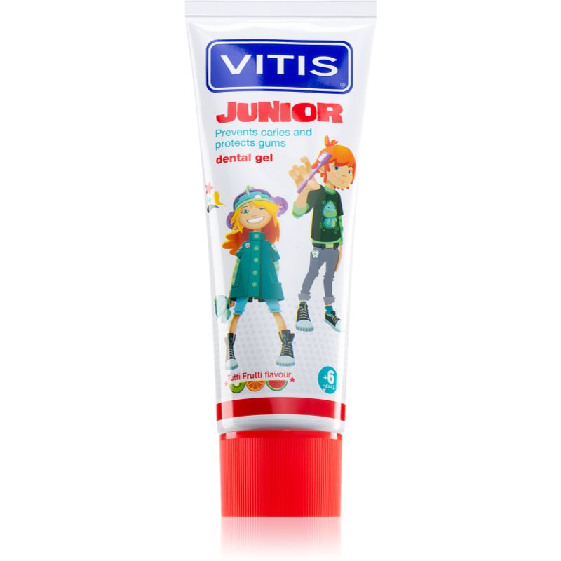 Vitis Junior παιδικό οδοντικό τζελ 6+ 75 ml