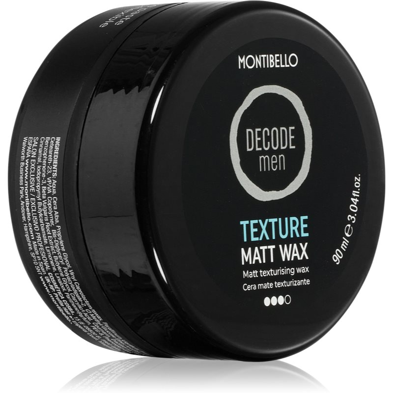Montibello Decode Men Texture κερί για τα μαλλιά για άντρες 90 ml
