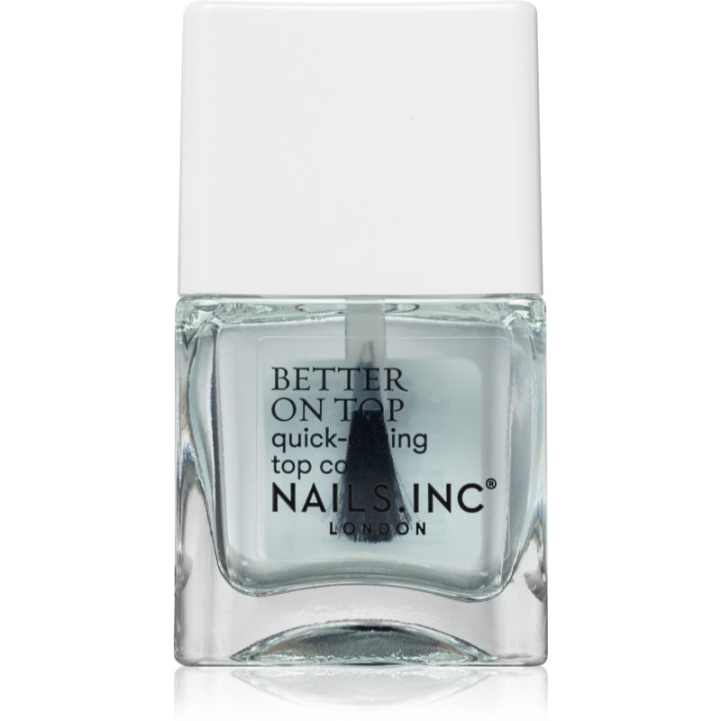 Nails Inc. Better on Top τοπ προστατευτικό βερνίκι νυχιών με λάμψη 14 ml