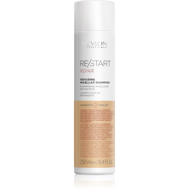Revlon Professional Re/Start Recovery μικυλλιακό σαμπουάν για κατεστραμμένα και εύθραυστα μαλλιά 250 ml