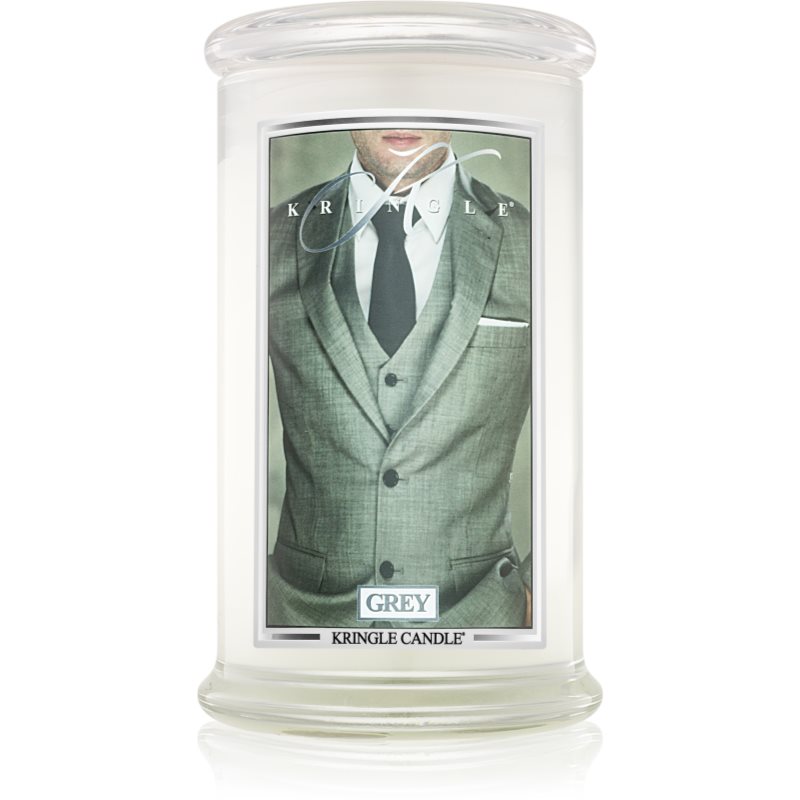 Kringle Candle Grey αρωματικό κερί 624 γρ
