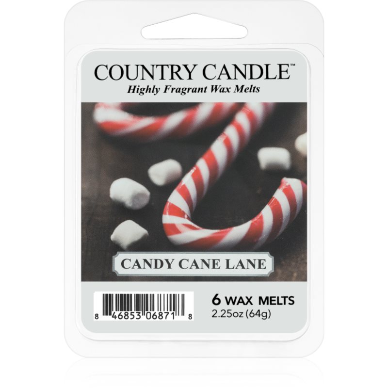 Country Candle Candy Cane Lane κερί για αρωματική λάμπα 64 γρ