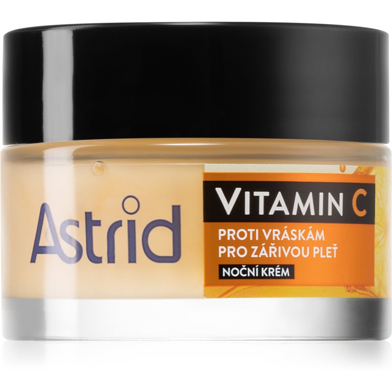 Astrid Vitamin C κρέμα νύχτας αναζωογονητική επίδραση για λαμπερή επιδερμίδα 50 ml