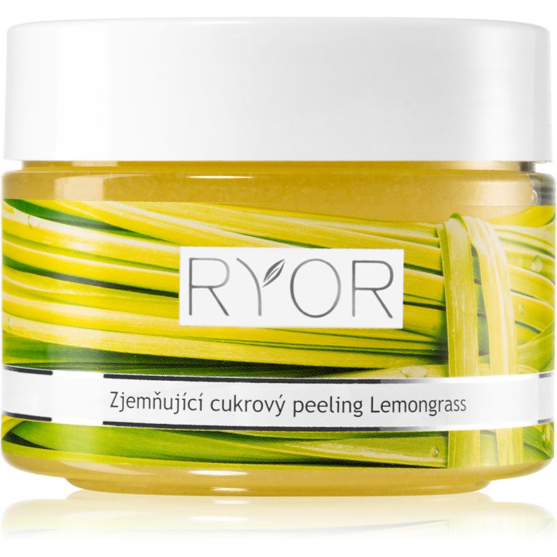 RYOR Lemongrass απαλυντική απολέπιση ζάχαρης για το σώμα 325 γρ