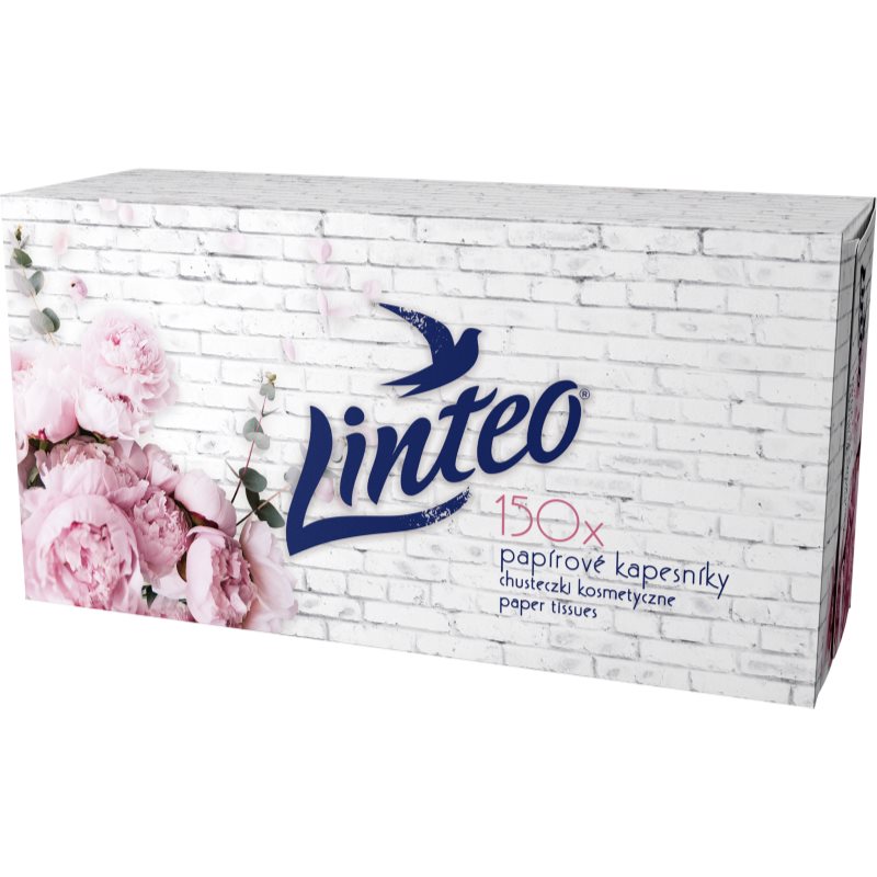 Linteo Paper Tissues Two-ply Paper, 150 pcs per box χαρτομάντηλα 150 τμχ