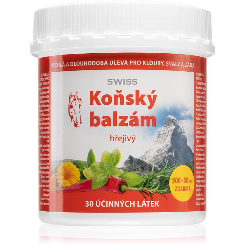Swiss Horse balm Warm τζελ με θερμαντική δράση 550 μλ