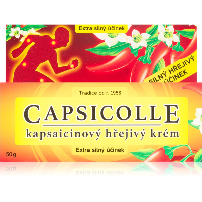 Capsicolle Capsaicin cream hot κρέμα με ενισχυμένη επίδραση στους κουρασμένους μύες και τις αρθρώσεις 50 γρ