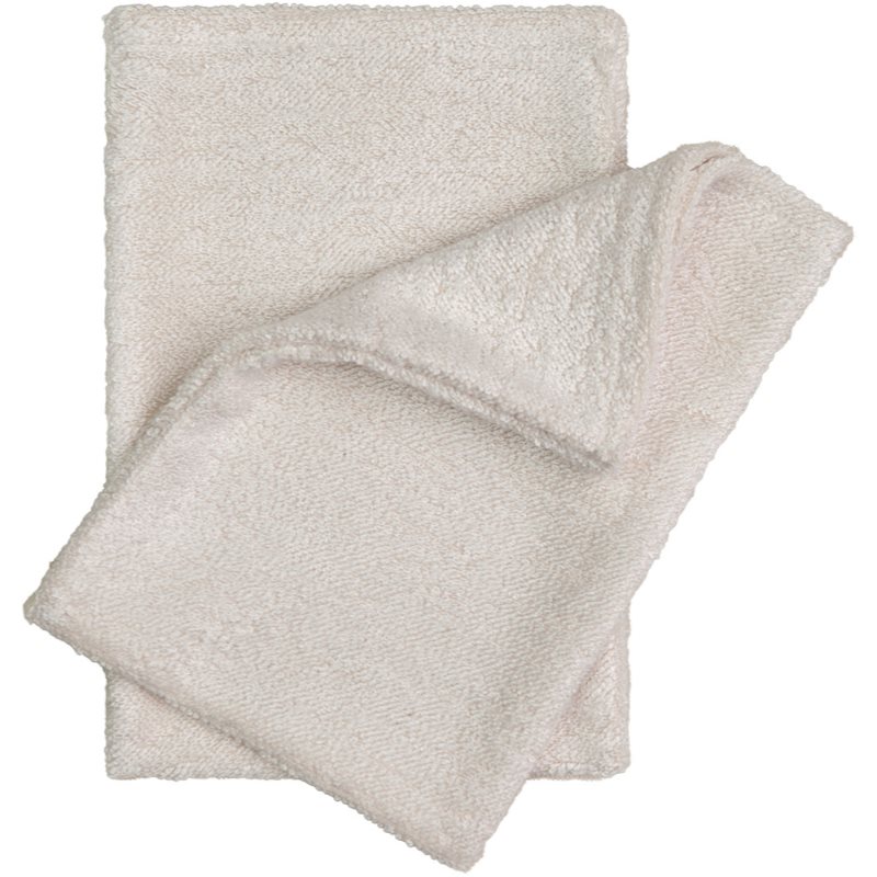 T-TOMI Bamboo Washcloth Natur - ECO πανί προσώπου πλυσίματος 14x20 cm 2 τμχ