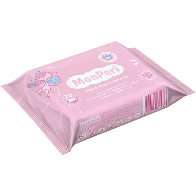 MonPeri Baby Wet Wipes υγρά μωρομάντηλα 20 τμχ