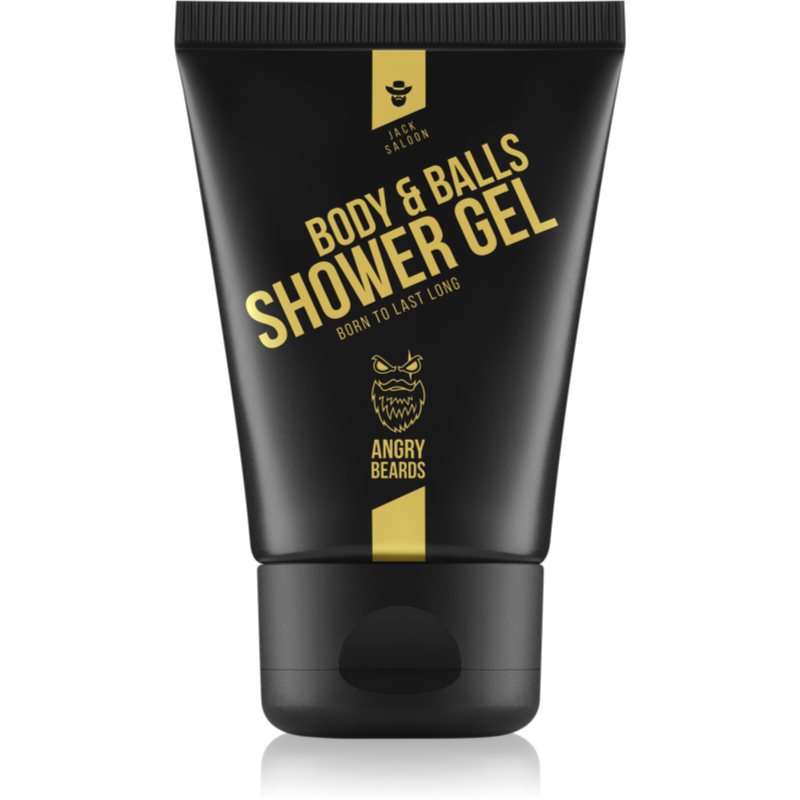 Angry Beards Jack Saloon Shower Gel ενυδατικό τζελ ντους για άντρες 50 ml