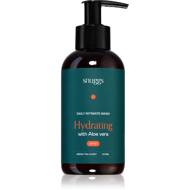 Snuggs Intimate Wash Hydrating with Aloe Vera τζελ για προσωπική υγιεινή με αλόη βέρα 200 ml