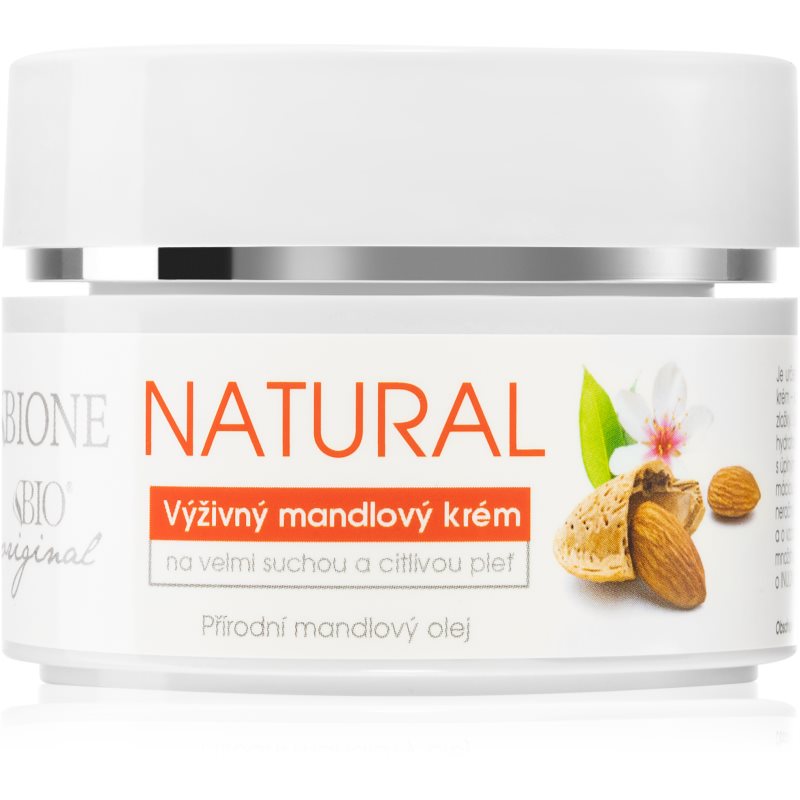 Bione Cosmetics Almonds έξτρα θρεπτική κρέμα για πολύ ξηρή και ευαίσθητη επιδερμίδα 51 ml