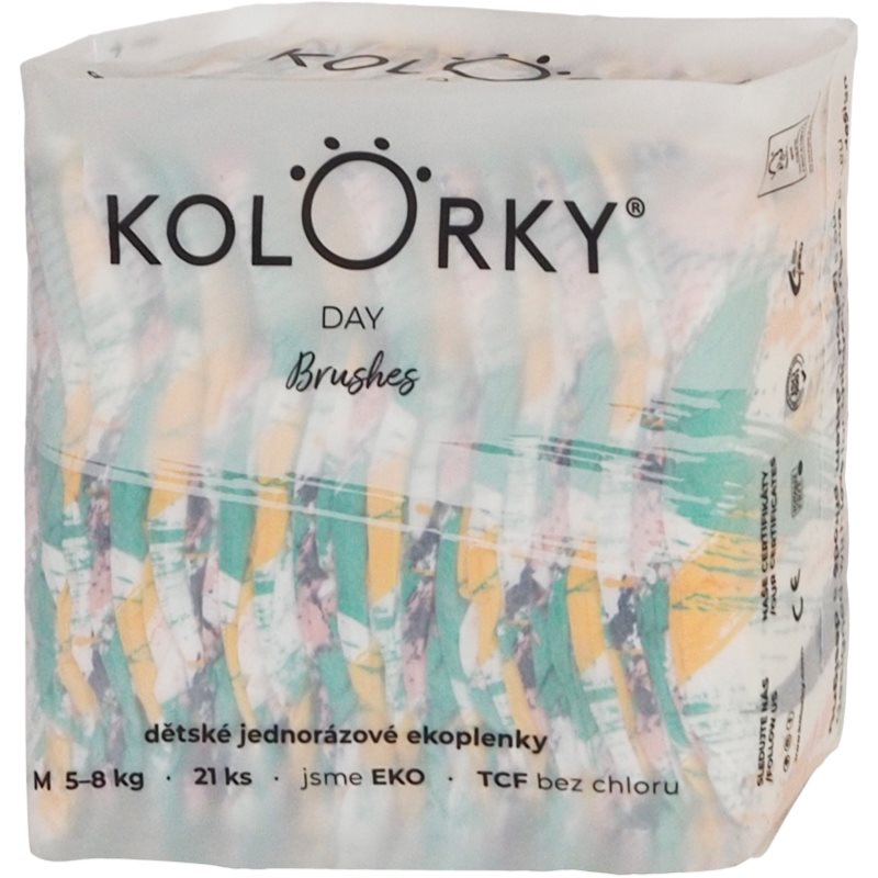 Kolorky Day Brushes πάνες μιας χρήσης ECO μέγεθος M 5-8 Kg 21 τμχ